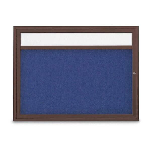Corkboard, Cobalt/Brnz, 48" x 36"