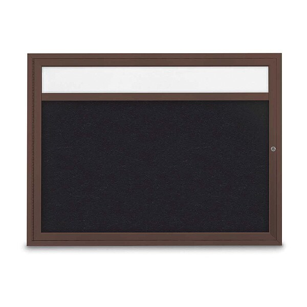 Corkboard, Rbbr/Brnz, 48" x 36"