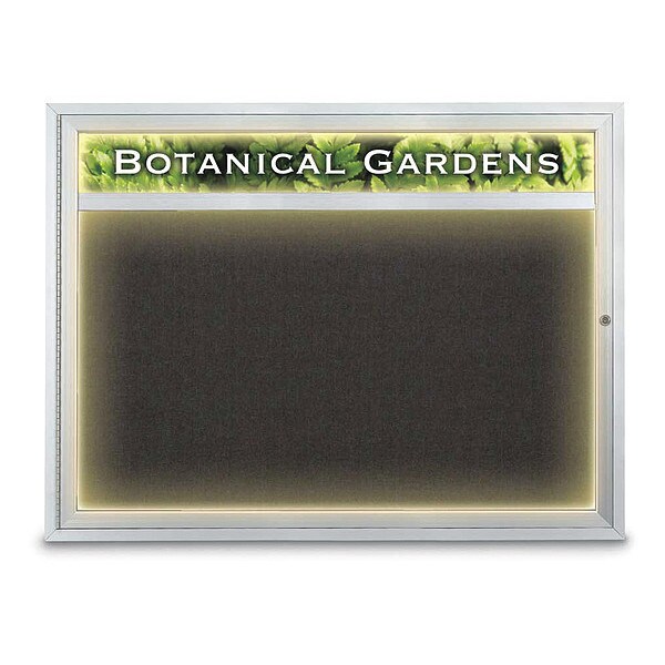 Corkboard, Black/Satin, 48" x 36"