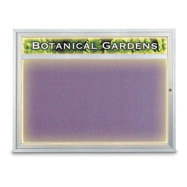 Corkboard, Amethyst/Satin, 48" x 36"