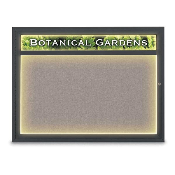 Corkboard, Pearl/Black, 48" x 36"