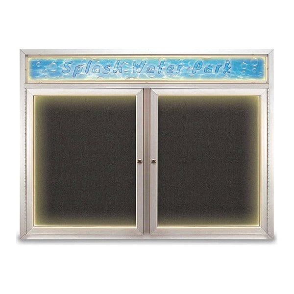 Corkboard, Black/Satin, 48" x 36"