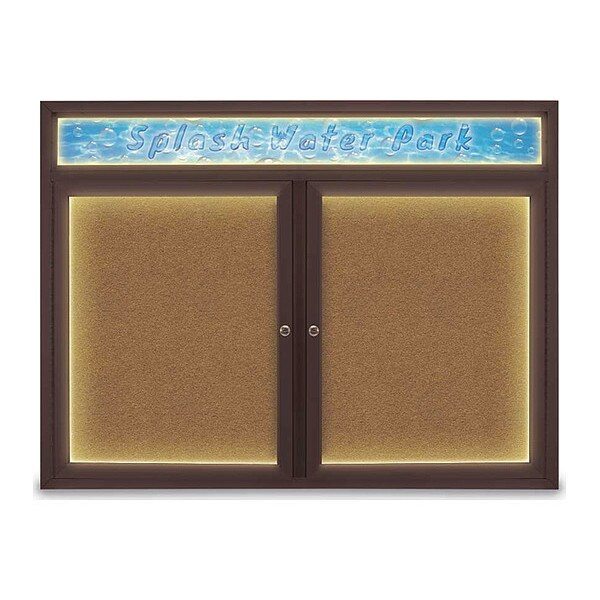 Corkboard, Synthetic Forbo/Bronze, 48"x36"