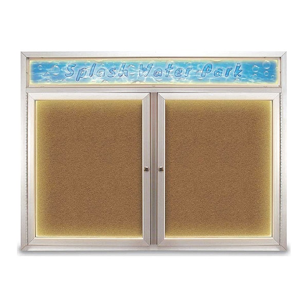 Corkboard, Synthetic Forbo/Satin, 48"x 36"
