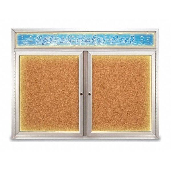 Corkboard, Cork Backing/Satin, 48" x 36"