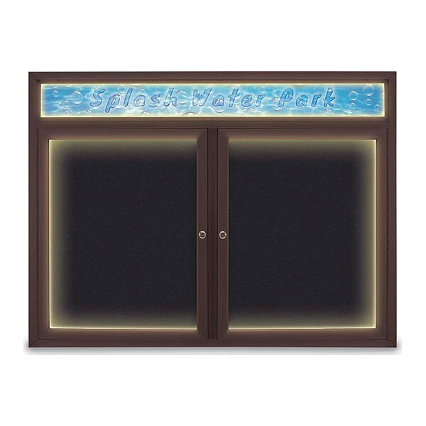 Corkboard, Rubber Backing/Bronze, 48"x 36"