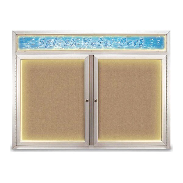 Corkboard, Buff/Satin, 48" x 36"