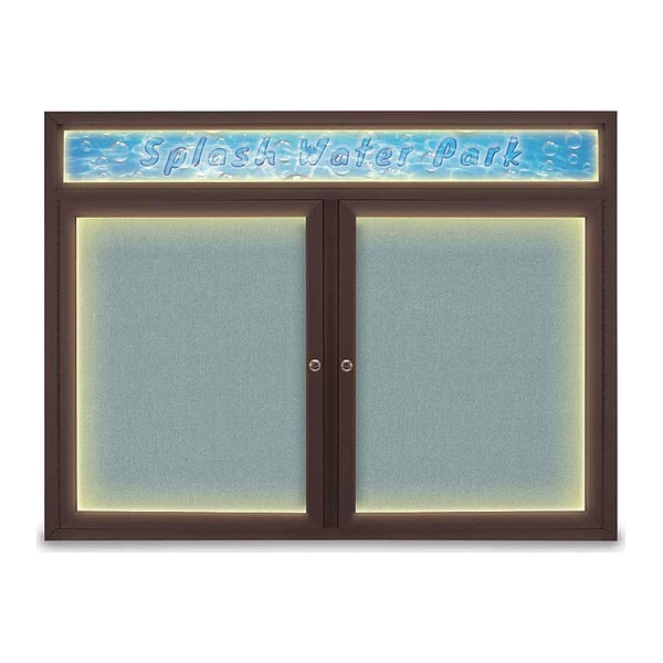 Corkboard, Cloud/Bronze, 48" x 36"