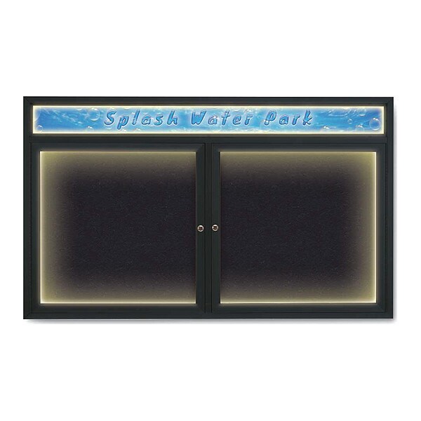 Corkboard, Rubber Backing/Black, 60" x 36"
