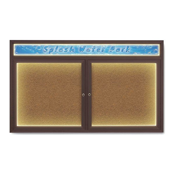 Corkboard, Synthetic Forbo/Bronze, 60"x36"