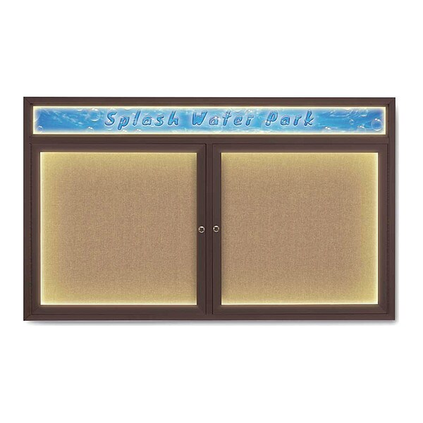 Corkboard, Buff/Bronze, 60" x 36"
