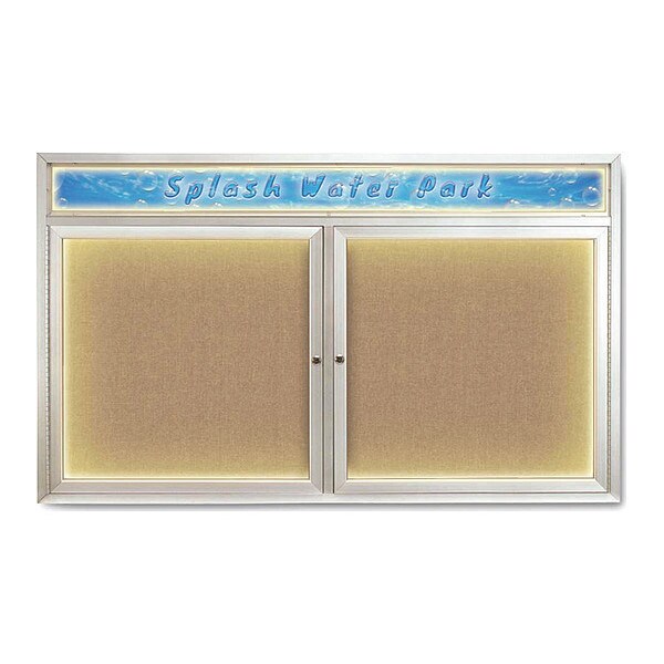 Corkboard, Buff/Satin, 60" x 36"