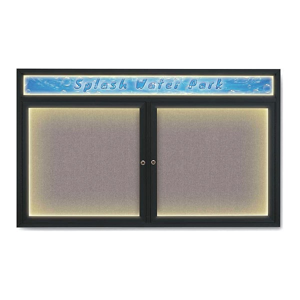 Corkboard, Surf/Black, 60" x 36"
