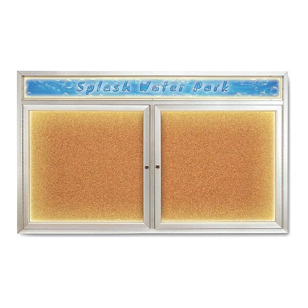 Corkboard, Cork Backing/Satin, 60" x 36"