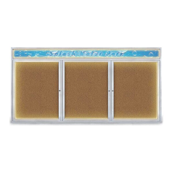 Corkboard, 96"x48", Synthetic Cork/Satin