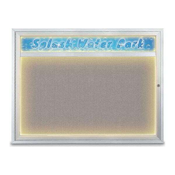 Corkboard, 48"x36", Pearl/Satin