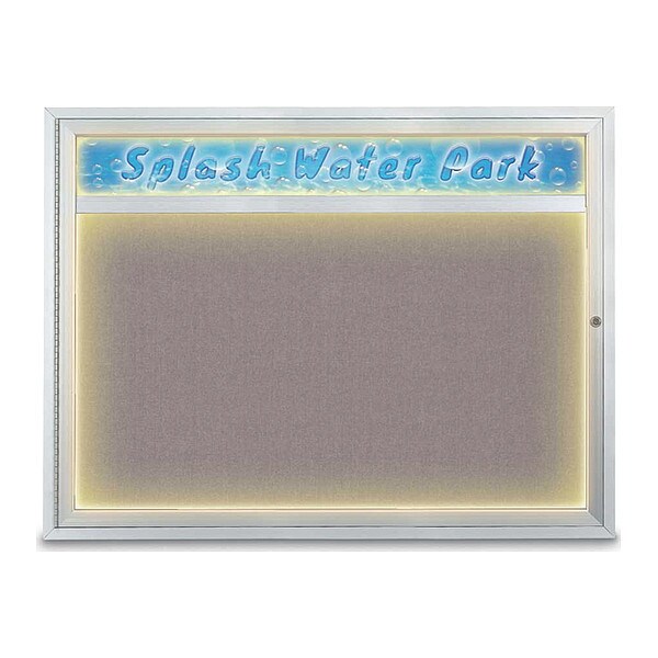 Corkboard, 48"x36", Surf/Satin