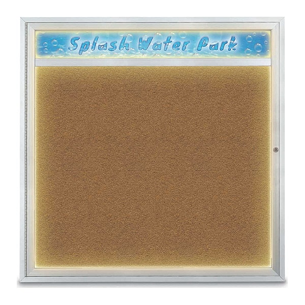 Corkboard, 48"x48", Synthetic Cork/Satin