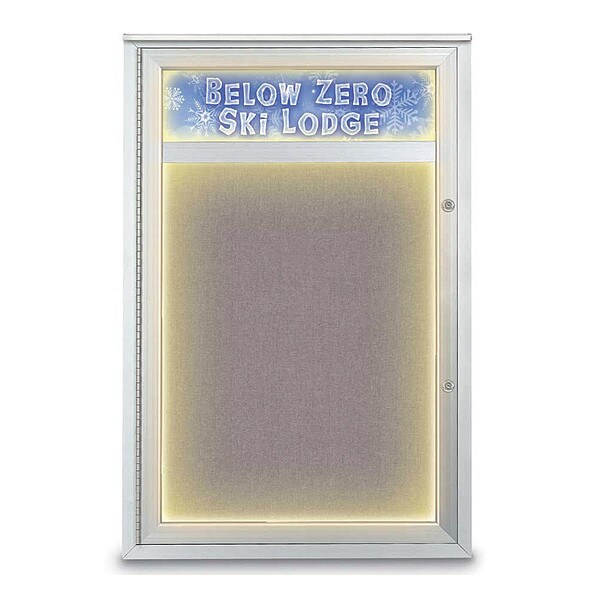 Corkboard, 24"x36", Surf/Satin