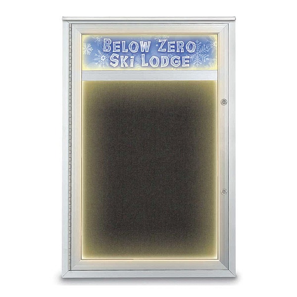 Corkboard, 24"x36", Black/Satin