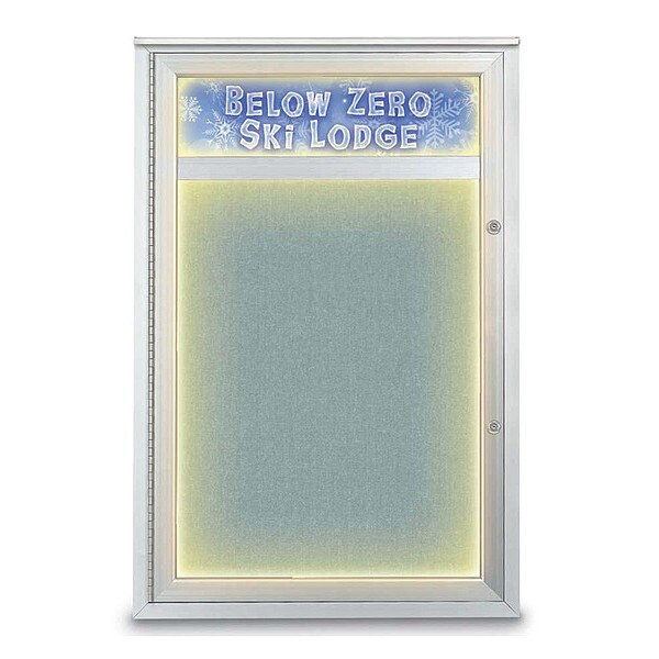 Corkboard, 24"x36", Cloud/Satin