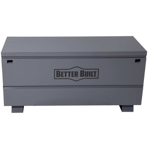 Chest-Style Jobsite Box, Gray, 60 in W x 24 in D x 28 in H