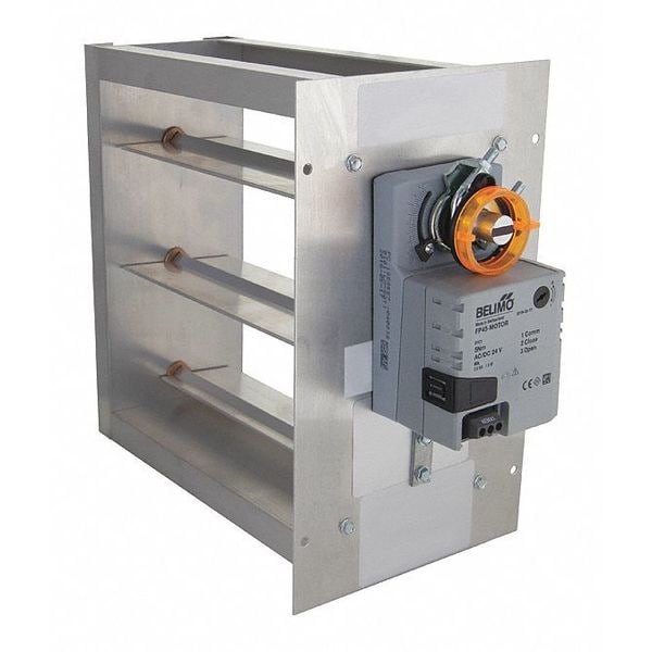 Zone Damper, Carrier, Rectangle, 18x16", BM