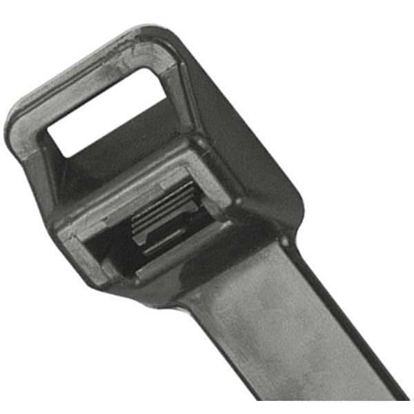 Cable Tie, 20 in L, 5 in Max Bundle Dia., Black, Polypropylene, 90 lb Strength, 100 PK