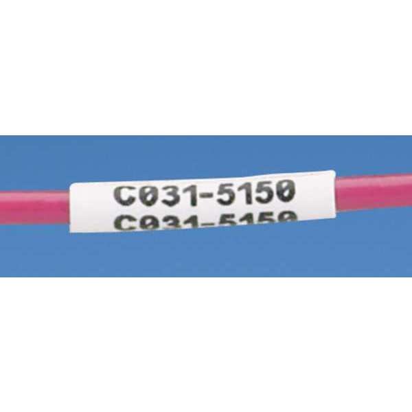 P1cass, Complbl, 1" x 1.25"h, Wh
