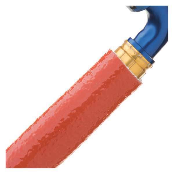 Braided Cable Sleeve, 1 in Inside Dia., Fiberglass, Red