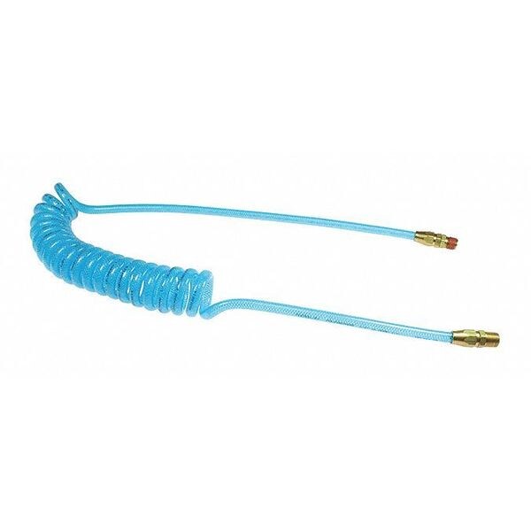 FlexeelCoil 3/8" ID x 20' 1/4" MPT Blue