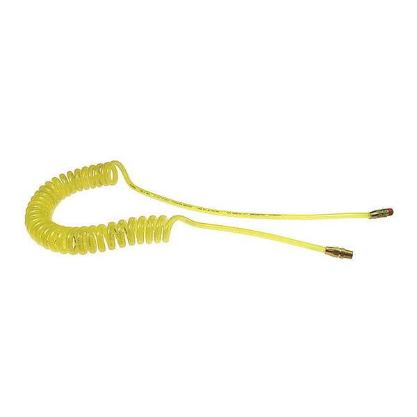 FlexeelCoil 3/8" ID x 15' 3/8" MPT Yellow