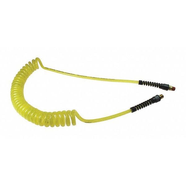 FlexeelCoil 3/8" ID x 15' 3/8" MPT Yellow