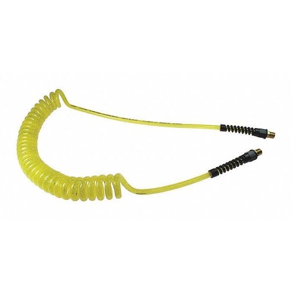 FlexeelCoil 3/8" ID x 15' 3/8" MPT Rigid Yellow