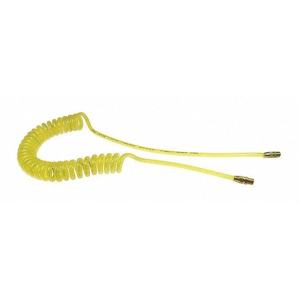 FlexeelCoil 3/8" ID x 15' 3/8" MPT Rigid Yellow