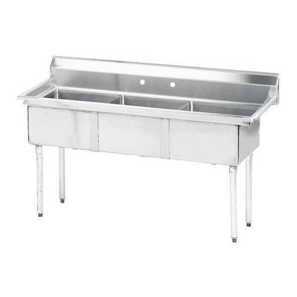 20-3/4" W x 50" L x 42-3/4" H, 18 ga. 304 Stainless Steel