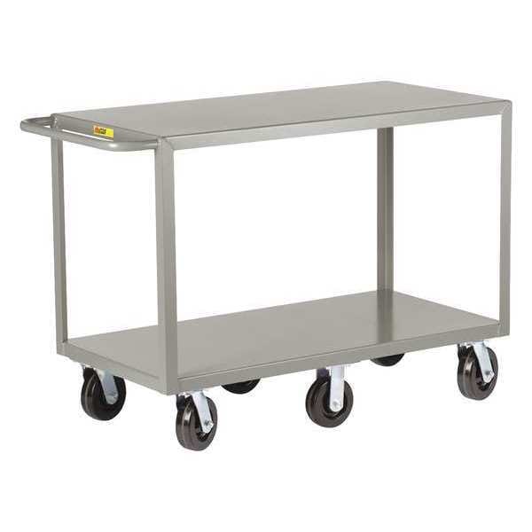 Shelf Truck, 12 ga. Steel, 3600 lb Load Capacity, 2 Shelves