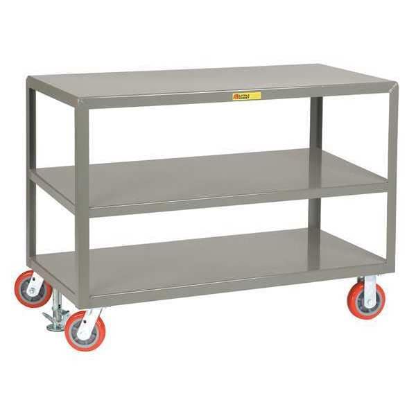 Mobile Table, 3 Shelf, 3600 lb., 24x36"
