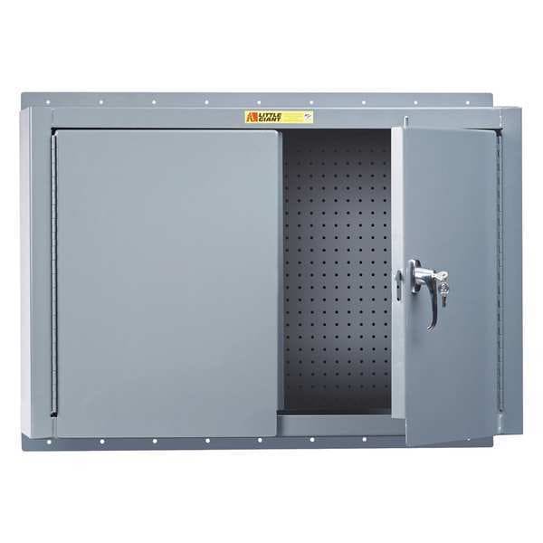 Wall Cabinet, 10x36x24", Pegboard Panel