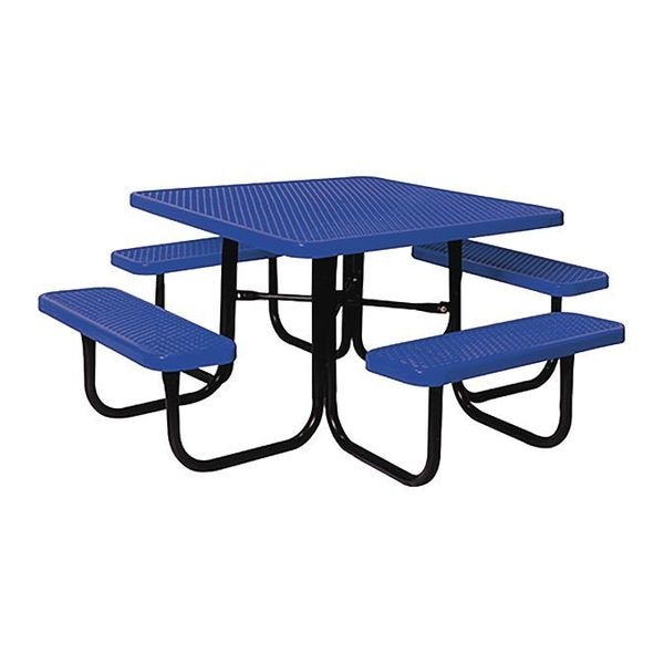 Commercial Park Table, Square, 46", Red