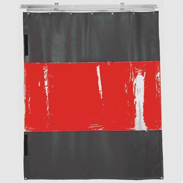 Weld Curtain, Red, 24" W x 10" H