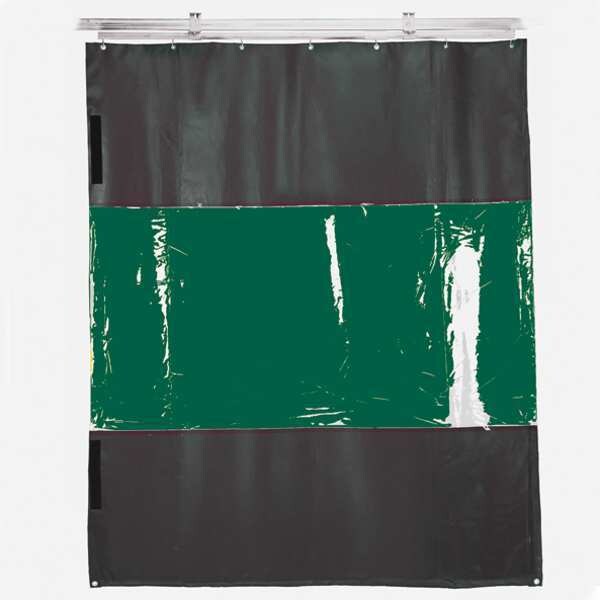 Weld Curtain, Green, 24" W x 8" H