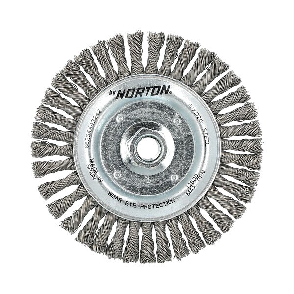 Wire Wheel Brush, Standard Twist Knot