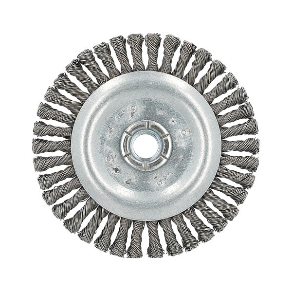 Wire Wheel Brush, Standard Twist Knot