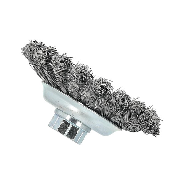 Wire Wheel Brush, Standard Twist Knot
