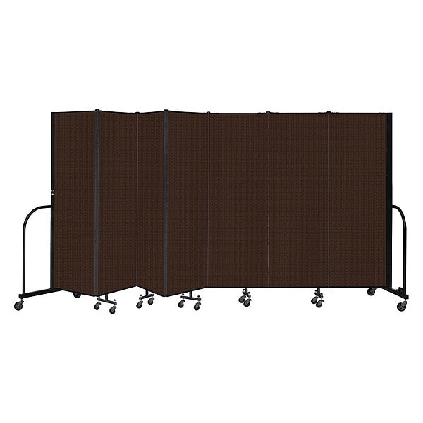 Portable Room Divider, 7 Panel, 6 ft. H