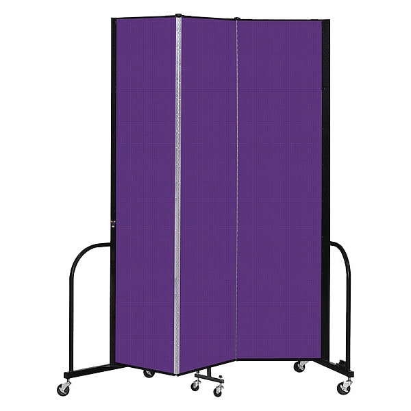 Portable Room Divider, 3 Panel, 8 ft. H