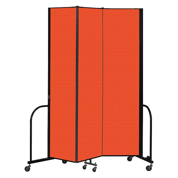 Portable Room Divider, 3 Panel, 8 ft. H