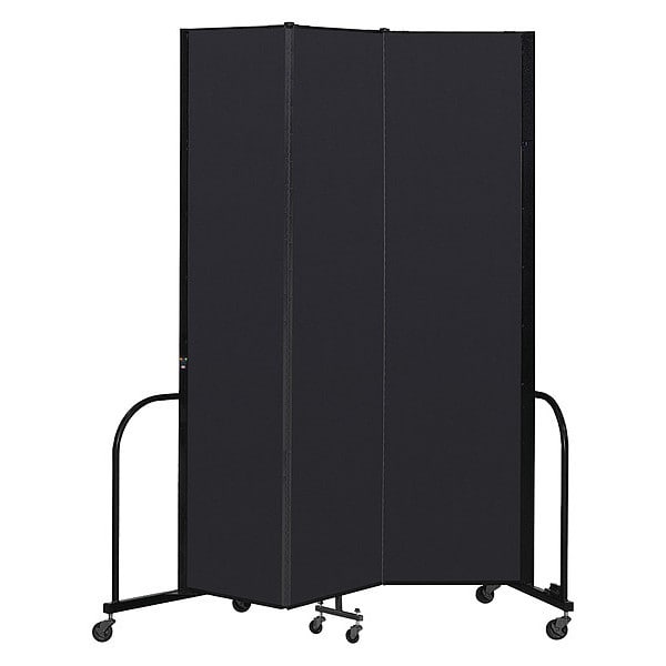 Portable Room Divider, 3 Panel, 8 ft. H