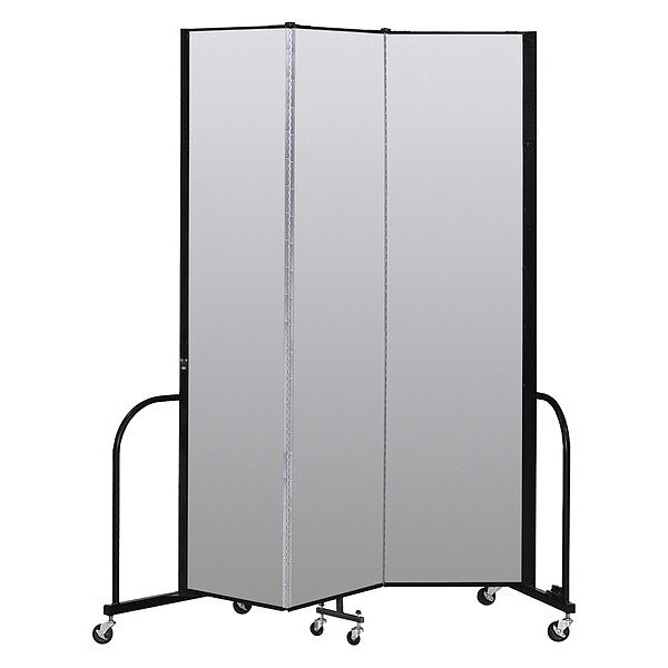 Portable Room Divider, 3 Panel, 8 ft. H